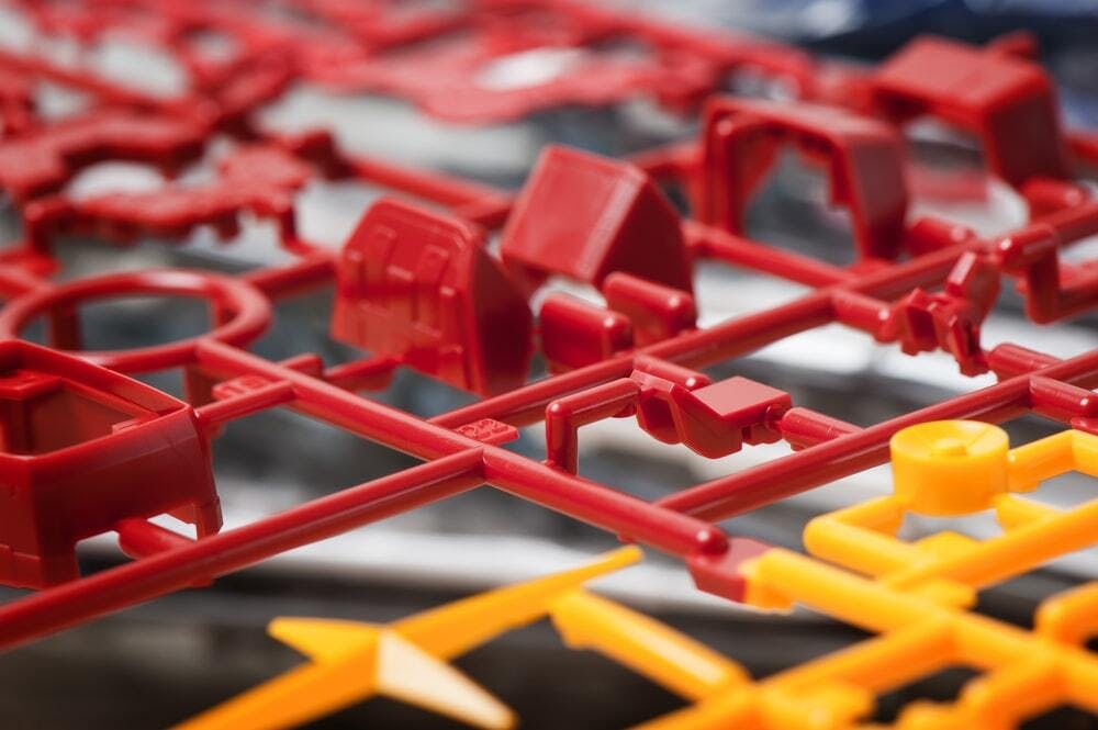 Close up of injection molded toy. Image Credit: Shutterstock.com/Nor Gal