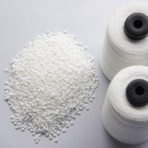 White PET chips. Image Credit: Shutterstock.com/RecycleMan