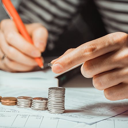 Manual accounting. Image Credit: Shutterstock.com/Krotnakro