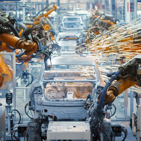 DFM in automotive manufacturing facility. Image Credit: Shutterstock.com/Jenson