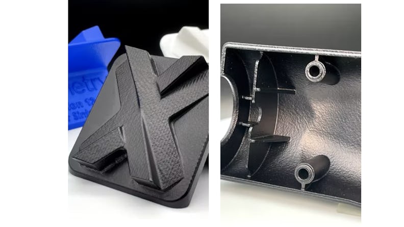 3D printed Xometry "X's" and 3D printed housing on its side
