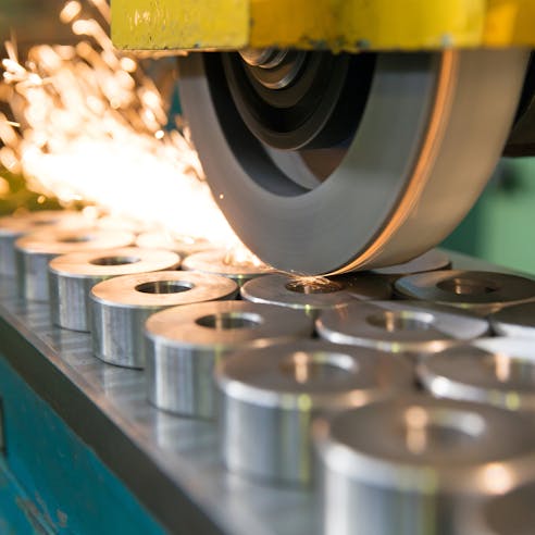 Surface grinding machine. Image Credit: Shutterstock.com/Vadim Ratnikov