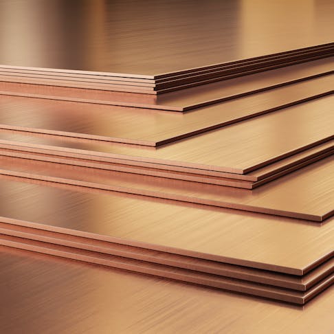 copper material sheets