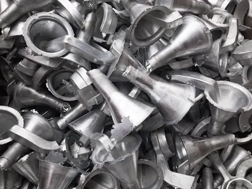 Zinc scraps. Image Credit: Shutterstock.com/fotoitout
