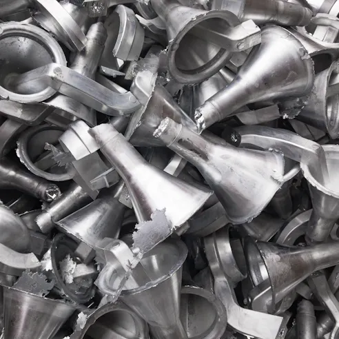 Zinc scraps. Image Credit: Shutterstock.com/fotoitout