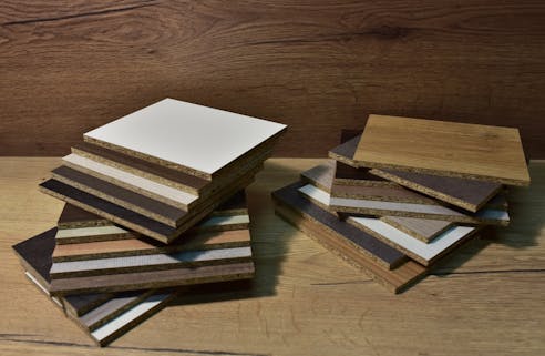 Fiberboard panels. Image Credit: Shutterstock.com/Maksim Safaniuk