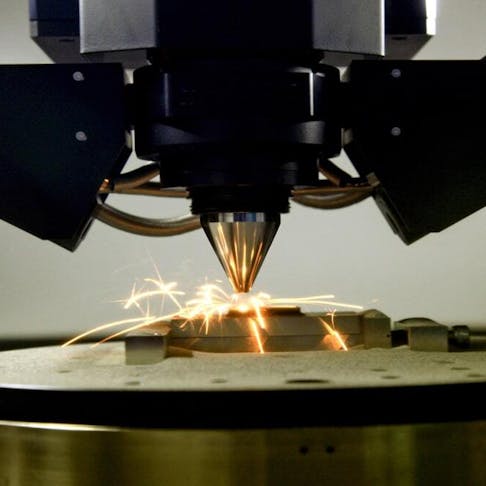 3D printed metal piece. Image Credit: Shutterstock.com/sspopov