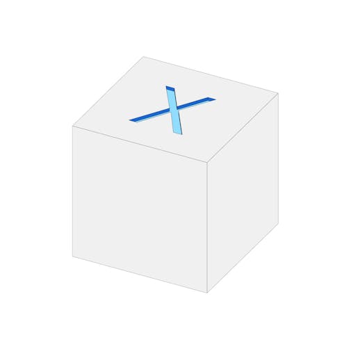 Engraved text in a block.