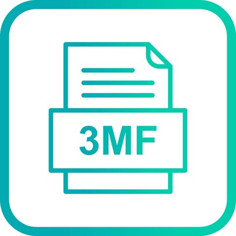 3MF file type icon. Image Credit: Shutterstock.com/IYIKON
