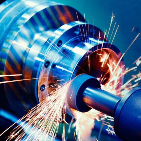 Machine tool. Image Credit: Shutterstock.com/NDAB Creativity