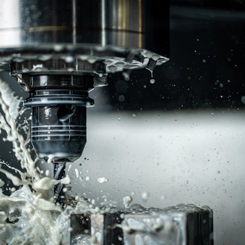 CNC machine drilling. Image Credit: Shutterstock.com/Industry Image