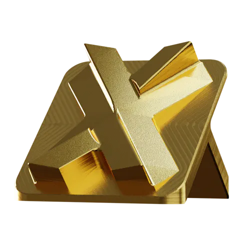 Image of a metal part with a gold plated finish.