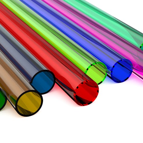 Plastic tubes. Image Credit: Shutterstock.com/AlexLMX