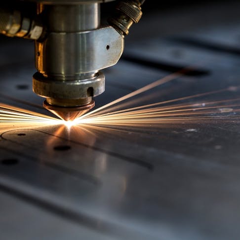 Laser cutting. Image Credit: Shutterstock.com/Guryanov Andrey