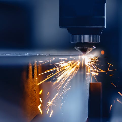 Laser cutting machine. Image Credit: Shutterstock.com/Parilov