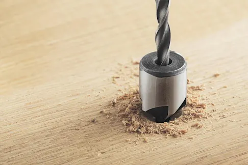 Countersink hole drill bit. Image Credit: Shutterstock.com/evkaz