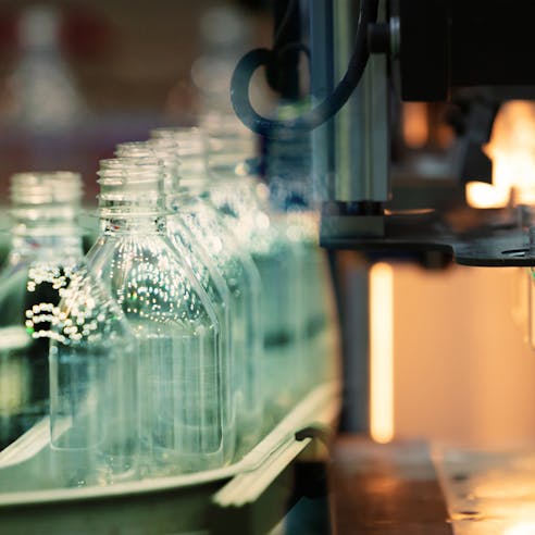 Blow molding. Image Credit: Shutterstock.com/MOLPIX