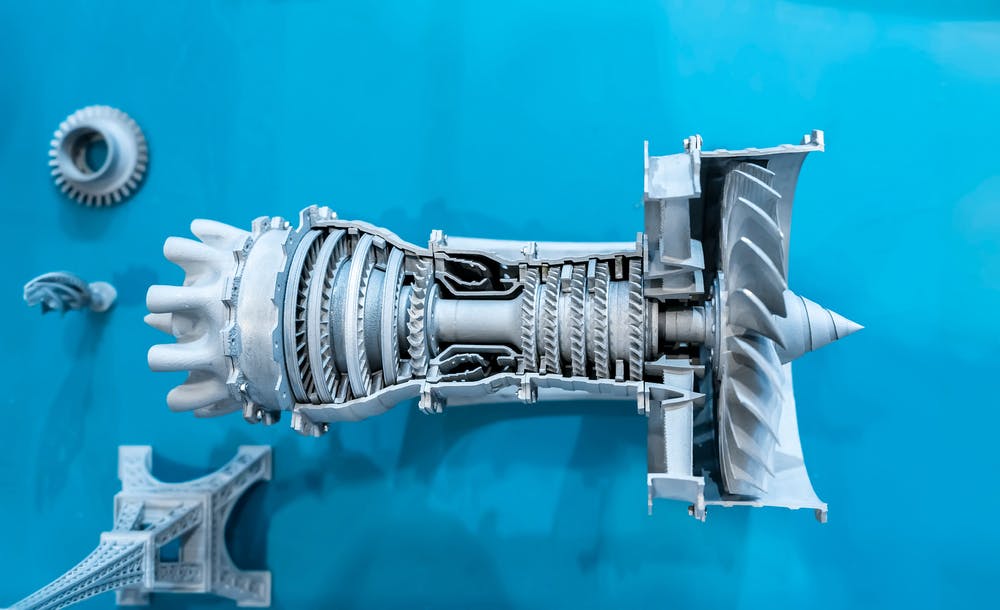 jet engine 3d printed