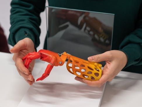 3D printed prosthetic. Image Credit: Shutterstock.com/Reshetnikov_art
