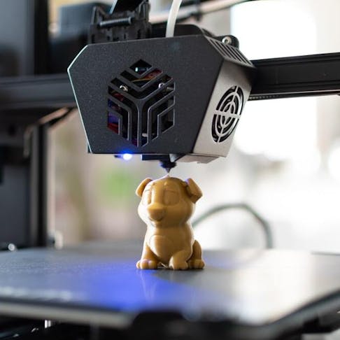 3D printed figure. Image Credit: Shutterstock.com/Reflexpixel