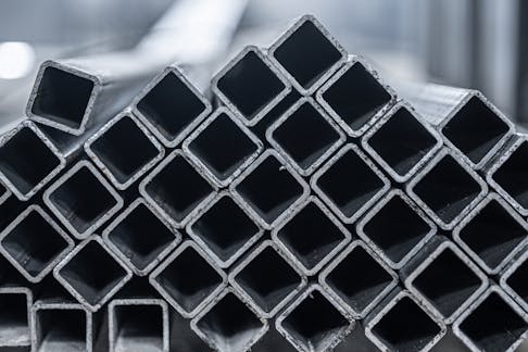 Steel tubes. Image Credit: Shutterstock.com/SOK Studio