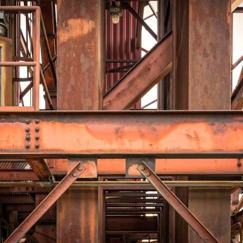 Weathering steel. Image Credit: Shutterstock.com/Paul W Thompson