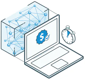 Instant pricing icon