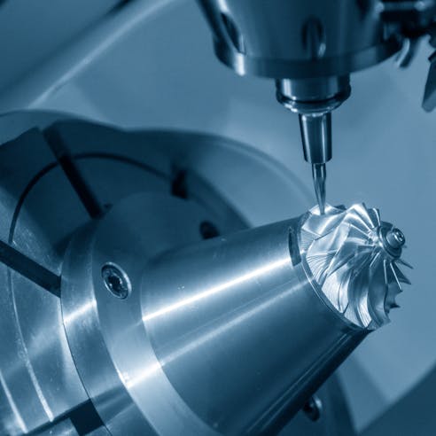 5 axis CNC milling. Image Credit: Shutterstock.com/Pixel B