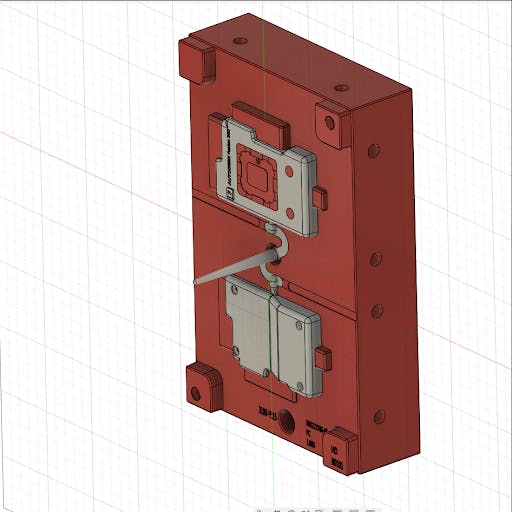 a CAD file of the injection molded enclosure