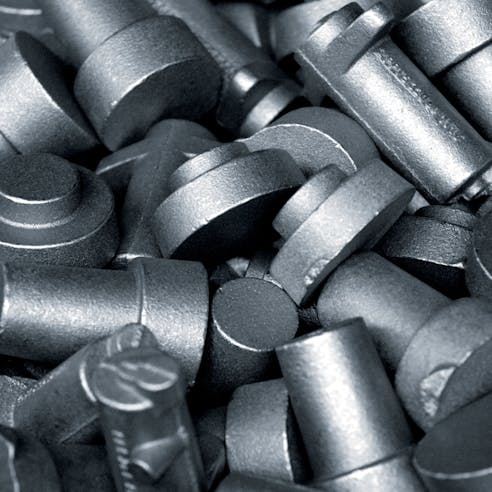 Cast iron pieces. Image Credit: Shutterstock.com/Omegafoto