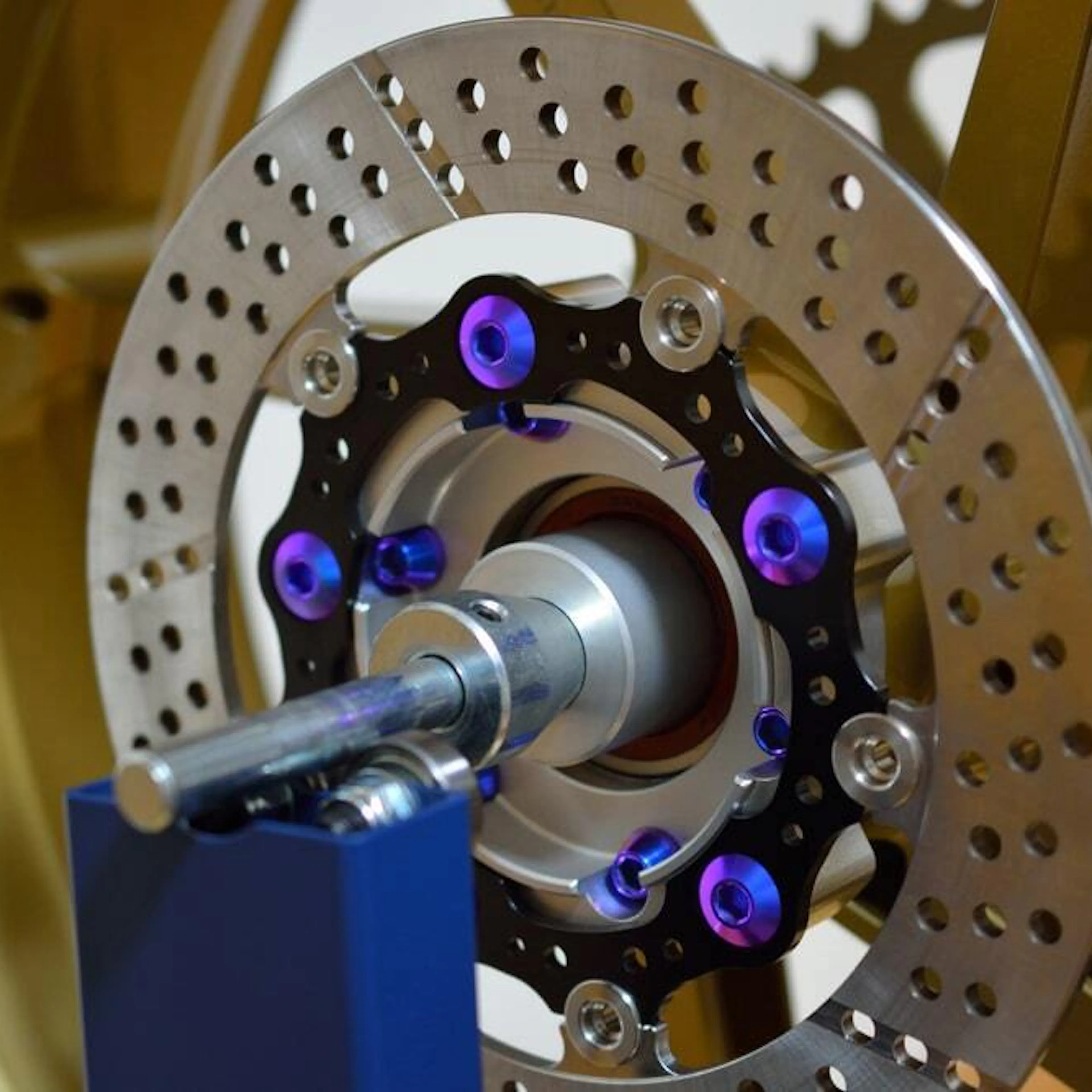 Titanium anodized bolts. Image Credit: Shutterstock.com/TSUKASA HASEGAWA