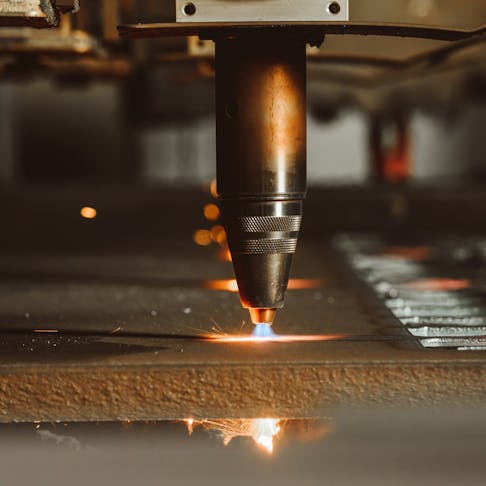 Oxy-fuel cutting steel. Image Credit: Shutterstock.com/A. Aleksandravicius