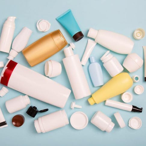 Assorted HDPE bottles. Image Credit: JasminkaM/Shutterstock.com