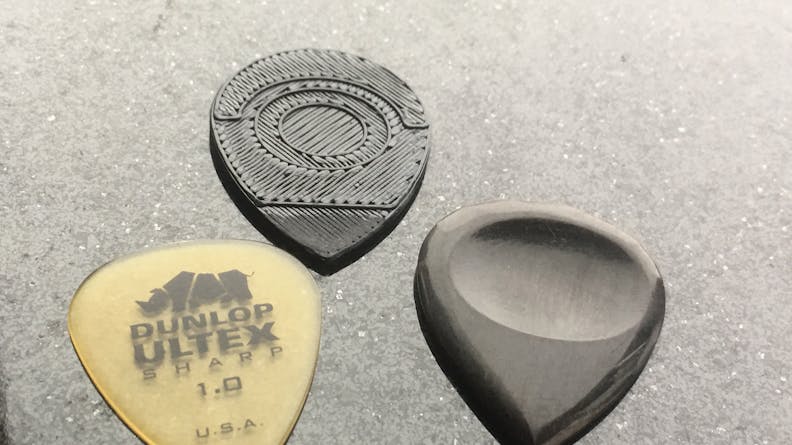 3D printed guitar pick