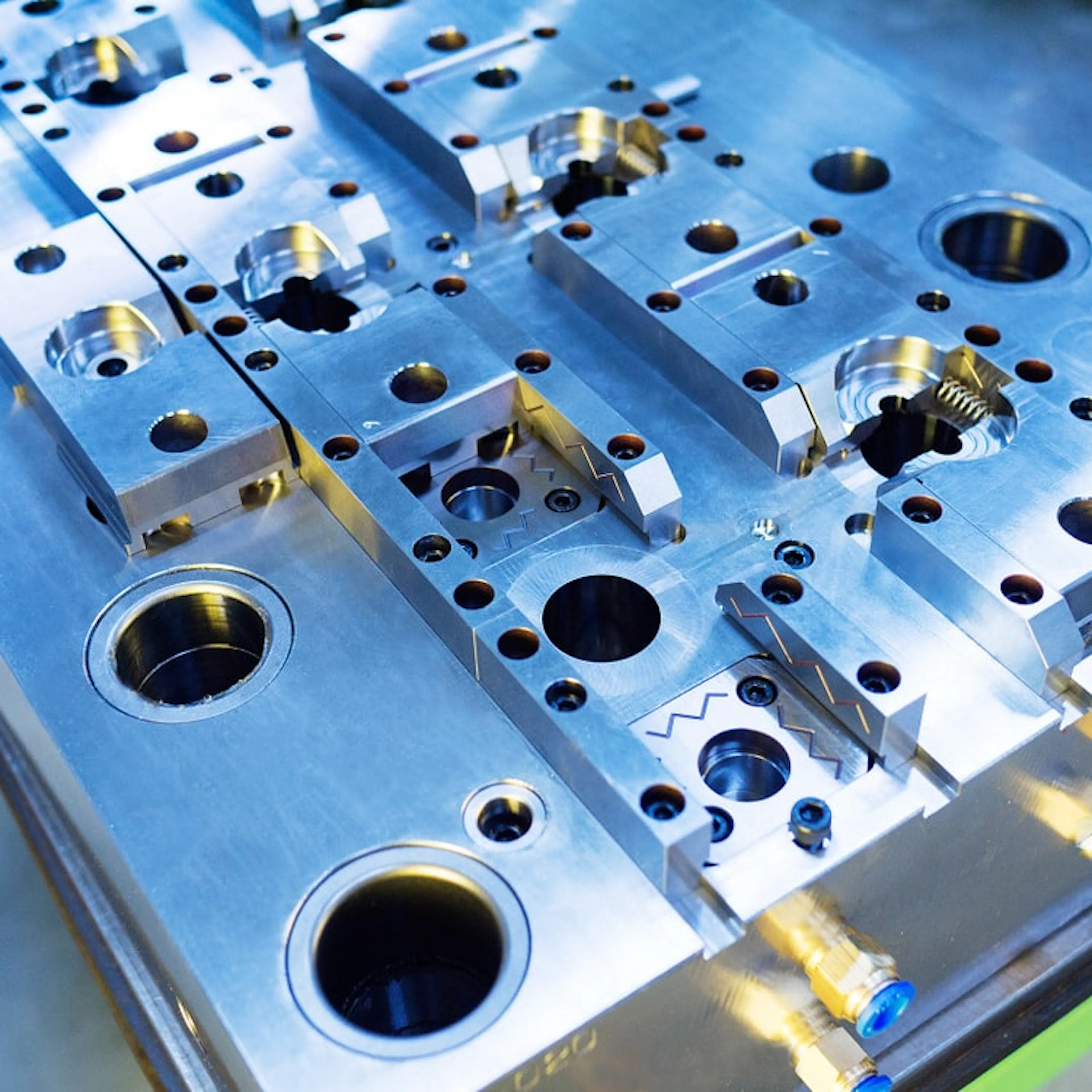 A metal mold used in injection molding. Image credit: Rene H. Kang/Shutterstock.com