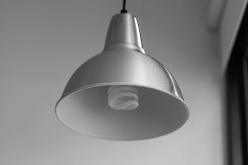 Sheet metal lighting fixture. Image Credit: Shutterstock.com/Peerawit