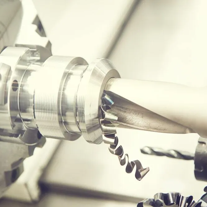 Counterboring a hole during metalworking. Image Credit: Shutterstock.com/Dmitry Kalinovsky