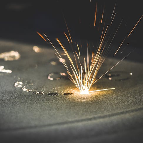 Laser sintering. Image Credit: Shutterstock.com/MarinaGrigorivna