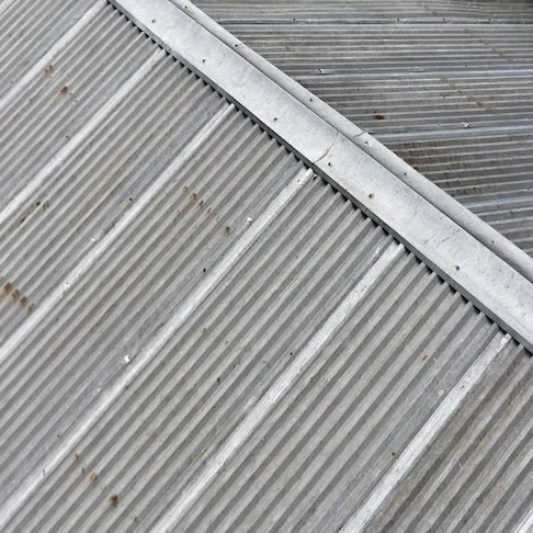 Common mild steel Galvalume roof - Image Credit: Shutterstock/Hamid Rustanto