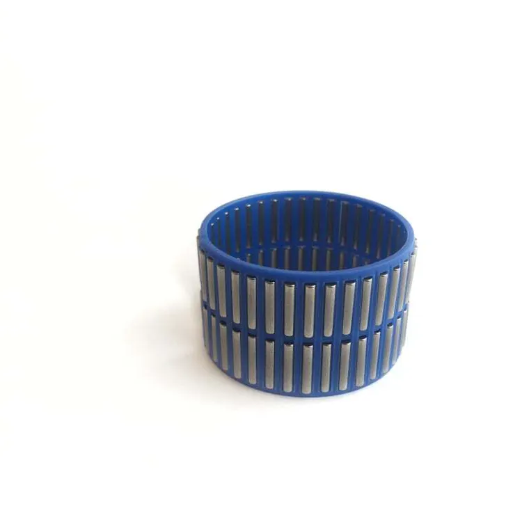 Needle bearing in a plastic separator. Image Credit: ALESHKIN VIACHESLAV/Shutterstock.com