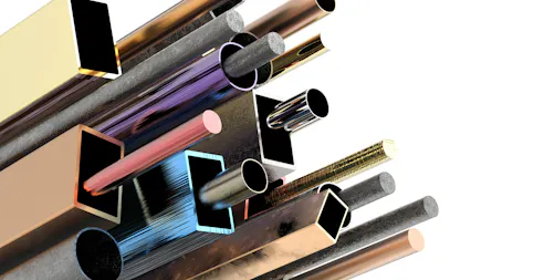 Anodized tubes with different profiles