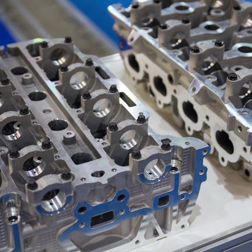 Die cast metal aluminum parts. Image Credit: Shutterstock.com/DmyTo