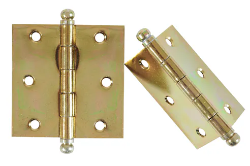 Brass hinges. Image Credit: Shutterstock.com/Luisa Leal Photography