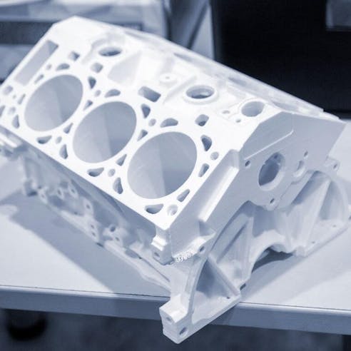 3D printed automotive prototype. Image Credit: Shutterstock.com/MarinaGrigorivna