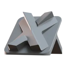 Image of an aluminum stand with a bead blasted finish.