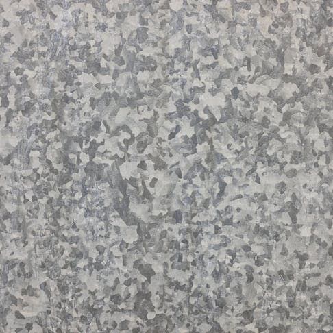 Hot-dip galvanized iron sheet. Image Credit: Shutterstock.com/Photomann7