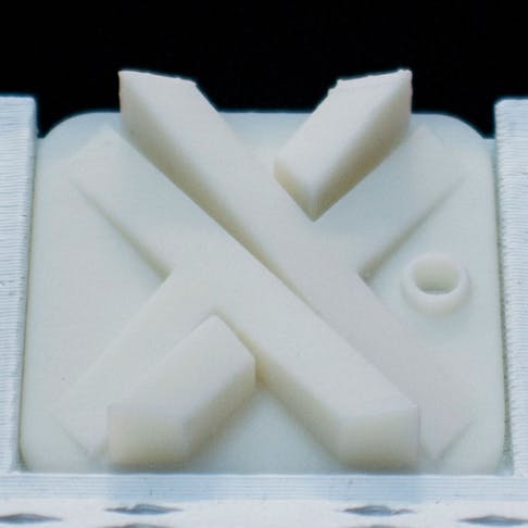 a ceramic-filled SLA part, made from Somos® PerFORM