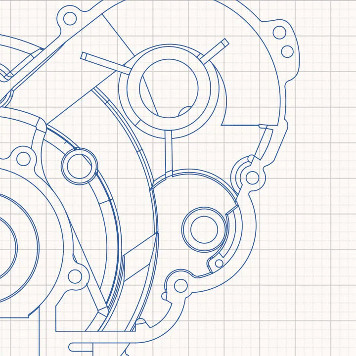 2D file of CNC part