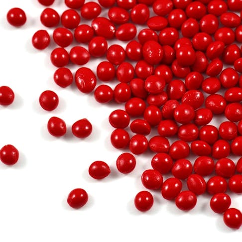 Acetal plastic granules. Image Credit: XXLPhoto/Shutterstock.com