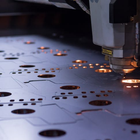 Laser cutting machine. Image Credit: Shutterstock.com/Denys90